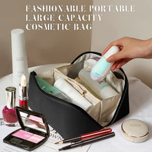 Premium Travel Makeup & Toiletry Organizer Pouch with Zipper & Handle (1 Pc / Mix Color)