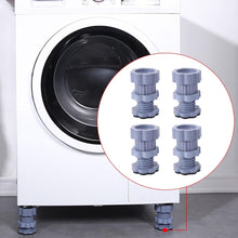 Adjustable Anti-Vibration Washing Machine Support Stand – Non-Slip PVC Lifting Stand (4 Pc Set)