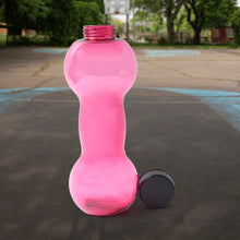 Unbreakable Plastic dumbbell Shape Water Bottle  (550 ml / 1 Pc)