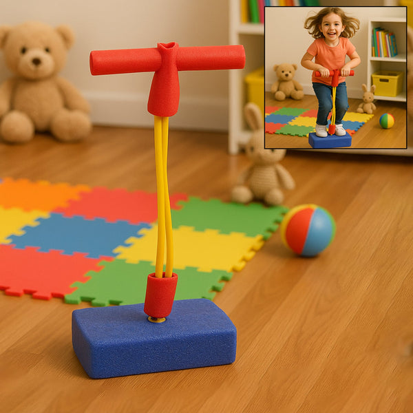 Creative Fitness Jumper for Kids by New Bounce | Safe, Bouncy Toy for Toddlers | Fun Foam Hopper for Children | Squeaks with Each Hop | Great Gift for Girls and Boys (1 Pc)